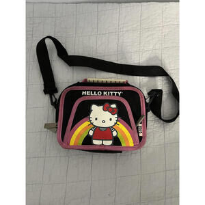 Y2K Vtg 2009 Sanrio Hello Kitty Nintendo DS Case - Rainbow Crossbody Tech Bag